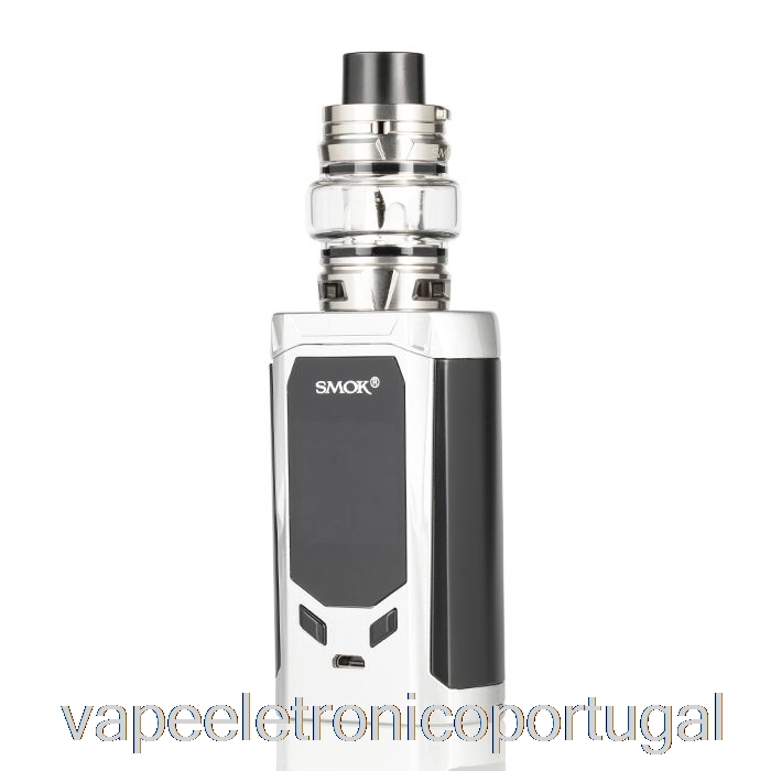 Vape Eletrônico Smok R-kiss 200w & Tfv8 Baby V2 Starter Kit Prata
